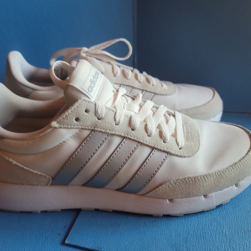 adidas Women's Athletic Shoes - Cream and White